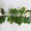 SJZJN 2580 plastic hanging leaves, garden hanging wall decor rattan, outdoor artificial wall hanging