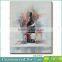 Handmade Wine Bottle Abstract Oil Painting