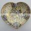 Heart Shape Lacquer Coconut Bowl / High Quality Lacquerware From Vietnam Leading Manufacturer