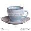 8OZ Stoneware Cup and Saucer/ceramic coffee cup and saucer