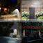Solar outdoor lighting 8led can do customized logo with Three Intelligent Modes