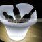 RGB color changing illuminated plastic ice bucket led lighting flower pots