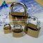 Gold-Plated Padlock and Key