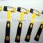 rubber mallet hammer with tublar shaft two way mallet with wooden steel fiberglass plastic-coating handle