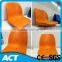 Hollow blow plastic stadium chair seats for steel grandstand