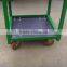 China manufacturer garden flower trolley half trolley TC0662
