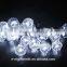 Cheap oem 20 LED Solar power Diamond shape Wedding Party Christmas Tree Decoration light