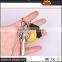 7 Color Plastic 20000mcd Cheap Custom Fashion Key Chain Mini Led Flashlight Keychain