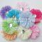 High quality crystal center fabric flower for hair decoration
