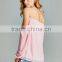 polyester 100% Chiffon Off-Shoulder Top Womens Shirt