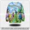 Custom design Christmas printed sublimation sweatshirt