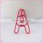 Eco-friendly personalized assorted colors metal letter A shaped paper clip