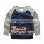 New Arrival Baby Boy Sweater Designs Long Sleeve Pullover for 2-7 Years