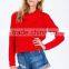 winter lady zip front cowl neck sweater knitting pattern