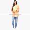 custom made plus size soft women maternity t shirt casual wear