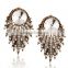 USA& European style angel wings stud earrings luxury rhinestone angel wings stud earrings for her gifts 2016
