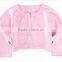wholesale newborn baby girls pink bolero cardigan sweaters