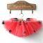 dress up red black polka dot tutu dance wear tutu