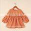 pure color mosaic dress kids girls frozen chic dreses woolen dresses for fashion girls