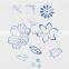 custom different shapes PVC transparent clear stamp planner silicone seal