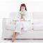 2015 Hot Sale China Factory Wholesale Micro Soft Fabric Cheap Cozy 100% Polyester Coral Fleece Pretty Warm Sexy Lady's Bathrobe