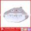 Lovely Grey Totoro Pattern Plush Music Pillow with Speaker