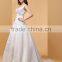 V-neck Lace Tulle with Beading Flower Lace wedding dress Shoulder-straps bridal gown P055