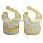 pretty pattern printed 4 layers cotton baby bibs wholesale