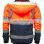 Winter Hi Vis Reflective Waterproof Padded Work Jacket With Hood