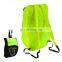 Super quality exported sports shopping backpack knapsack folding into a small pouch
