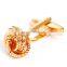 Good Quality Gold Mental Knot Cufflinks for Mens