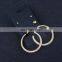 2017 Fashion Exaggerated Bling Rhinestone Geometric Circle Round Earrings Set 3pcs/set
