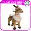 HI Hot Sale Plush Deer Rocking Horse Baby Walker With Wheels