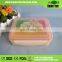 Food Grade 3 Dividers Demountable Food Storage Sushi Packaging Box Keep Freshness