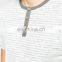 Men lightweight stipe grandad collor cotton t shirts wholesale