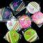 Promotional custom plastic round badge clip