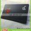 Durable and high quality business promotional matte black visa card
