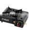 Two function portable gas stove, 2 in 1 portable gas cooker,two in one camping stove