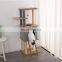 Multifunction Sturdy Wooden Pet Toy Cat Furniture With Plush Cushion