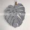 Graceful Leaf Shape Felt Fabric Table Dinner Mat