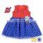 Girl Pageant Dress Made In China One Piece Girl Party Dress Royal Blue Baby Sequin Wedding