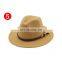 12colors Cheap Wholesale Braid Shape Leather Decor Cotton Felt Fedora Hat Jazz Hat handmade felted wool hats womens wool felt ha