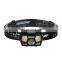 New Waterproof Motion Sensor LED Headlamp for Outdoor Activities Built-in Rechargeable Battery