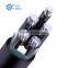 4 core pvc insulated aluminum conductor power cable