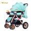 Aluminum Frame Good Quality Vogue Baby Stroller With Transparent Wheels