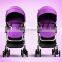 Detachable double baby stroller lightweight baby stroller 2 in 1