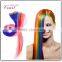 2015 New Fashion Ombre Clip In Hair Extensions Straight Gradient Colorful Hair Piece Cheap Synthetic Hair Pieces Multi-color