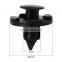 Car Universal black Bumper Clips Push-Type Retainers auto fastener plastic clips