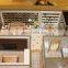 Residential interior layout model with furniture for architect design