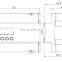 DTSF1946 Modbus-RTU 3 phase multifunctional din rail mounted kwh meter